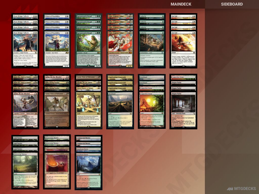 Arena Alchemy [A] Naya Casino BO1 deck by Gary3k • MTG DECKS