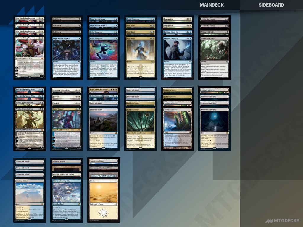 MTG Standard Outlaws of Thunder Junction Esper Superfriends top decks