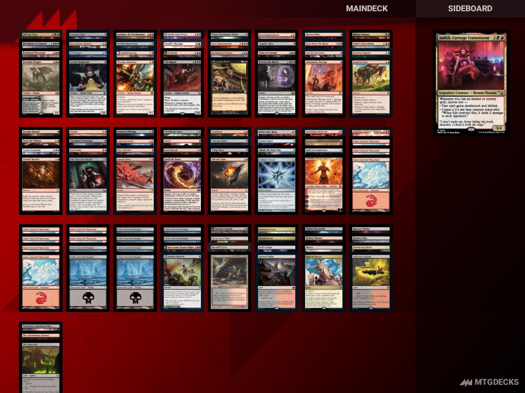 HistoricBrawl Judith Brawl deck by RickyC • MTG DECKS