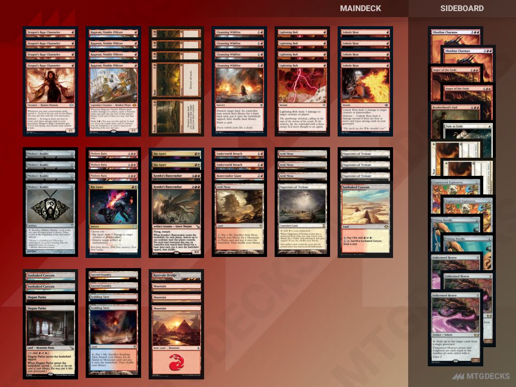 MTG Modern Boros Land Destruction top decks • MTG DECKS