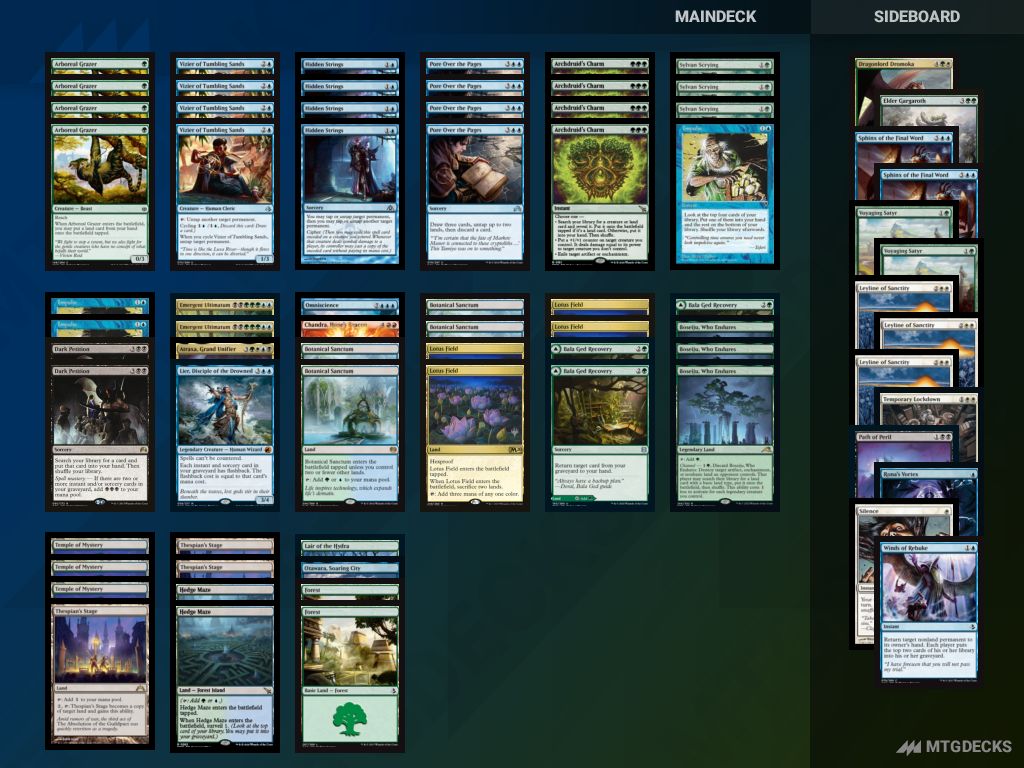 MTG Pioneer Lotus Field Combo 3415 top decks • MTG DECKS