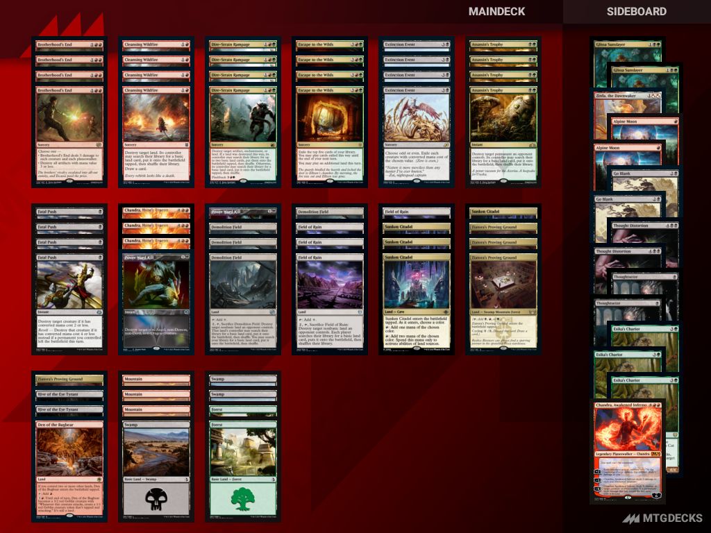 MTG Explorer Jund Land Destruction top decks • MTG DECKS