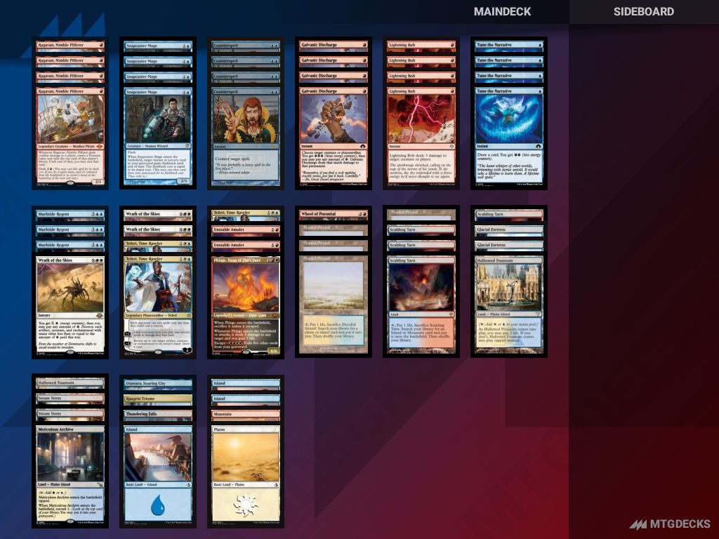 Modern Jeskai Energy deck by Andrea Mengucci • MTG DECKS