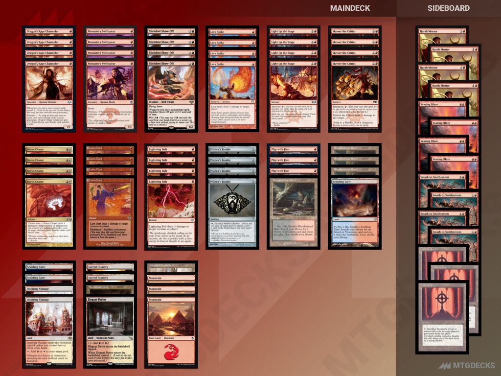 Modern Burn deck by jackie42005 • MTG DECKS