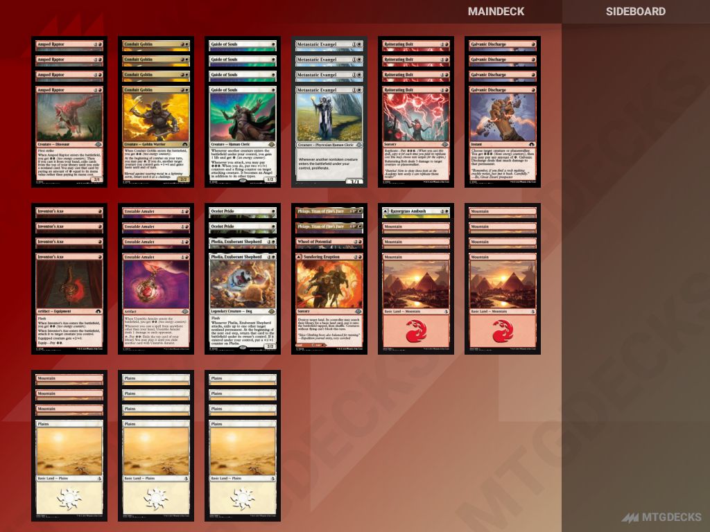 Arena Timeless Boros Energy deck by Maffi • MTG DECKS