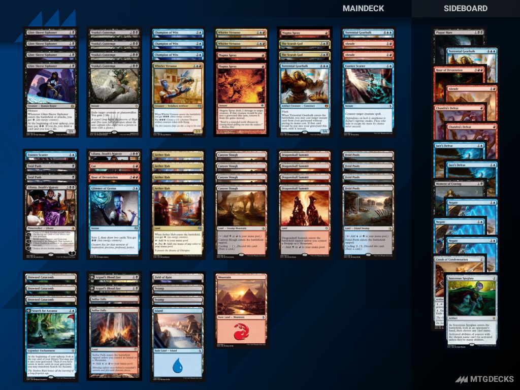 MTG Dominaria Standard Grixis Energy top decks • MTG DECKS