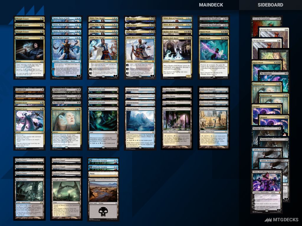 Arena Standard Esper Control deck by Kbol • MTG DECKS