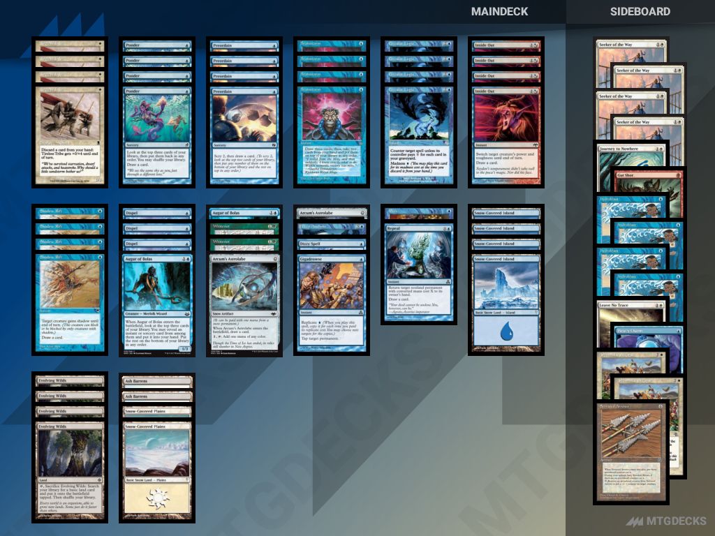 MTG Pauper UW Combo top decks • MTG DECKS