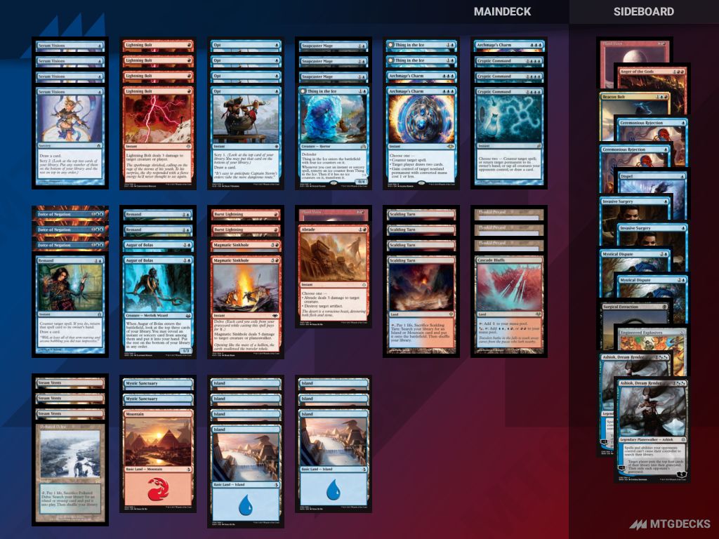 Modern Counter Burn deck by RagingMachismo • MTG DECKS