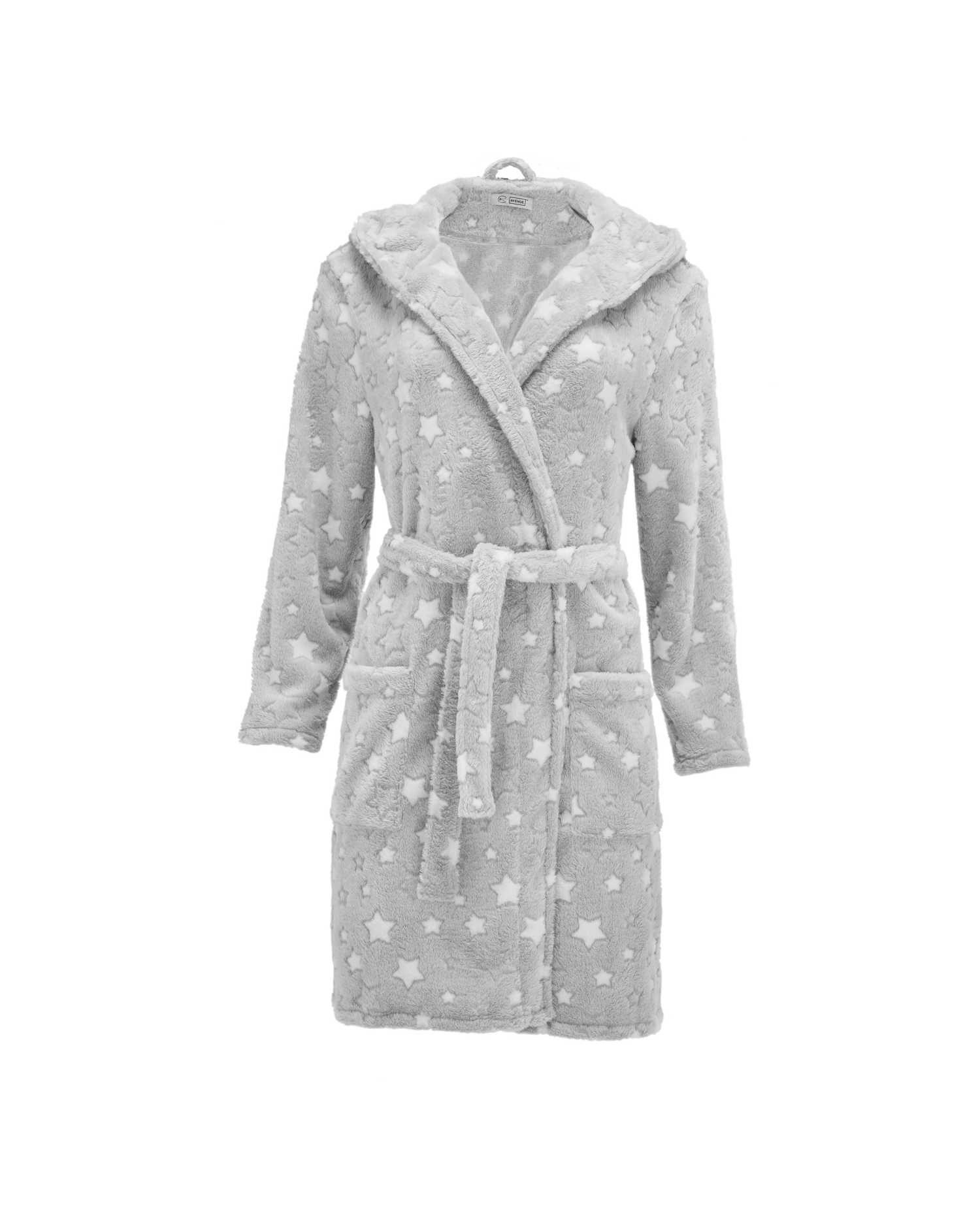 multiPROMOS Ladies' Avenue Grey Dressing Gown