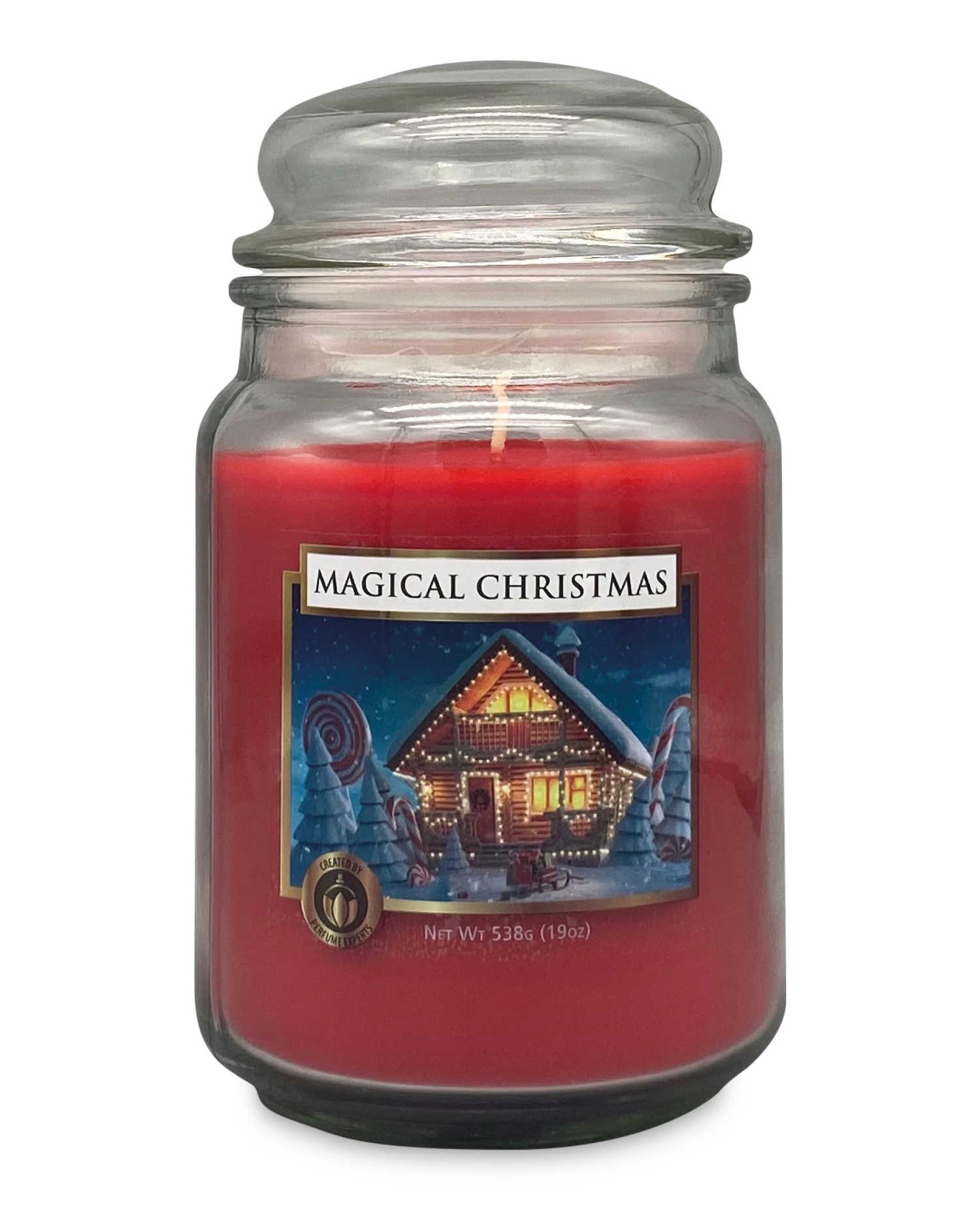 multiPROMOS Large Magical Christmas Candle Jar