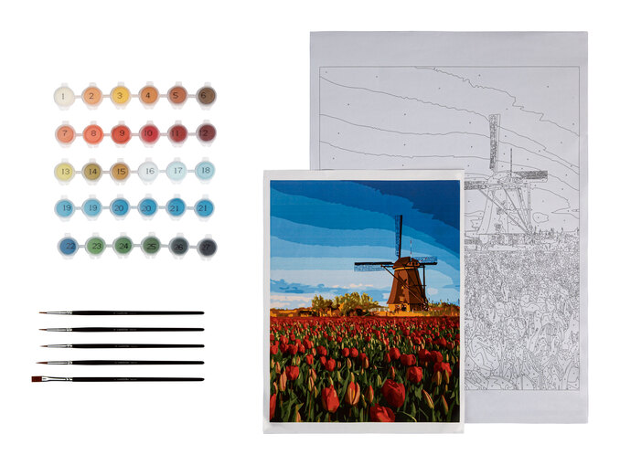 multiPROMOS Crelando Painting by Numbers Canvas