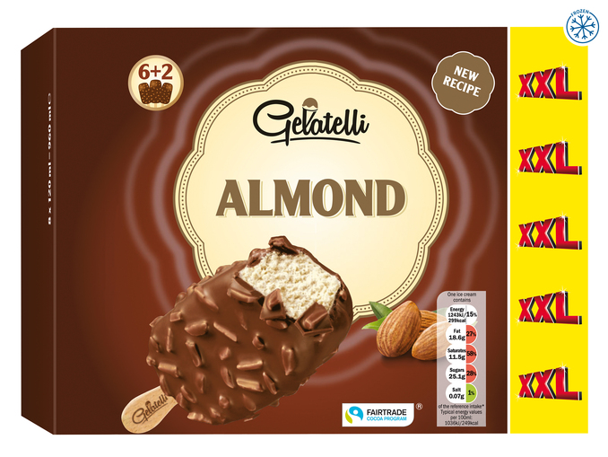 multiPROMOS Gelatelli Almond Ice Cream