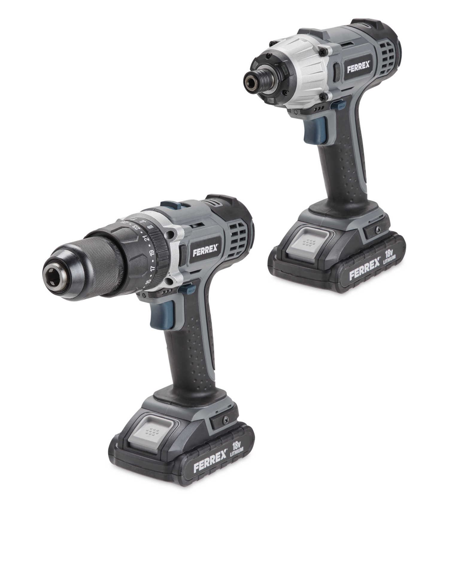 multiPROMOS Ferrex 18V Impact Drill & Driver Set