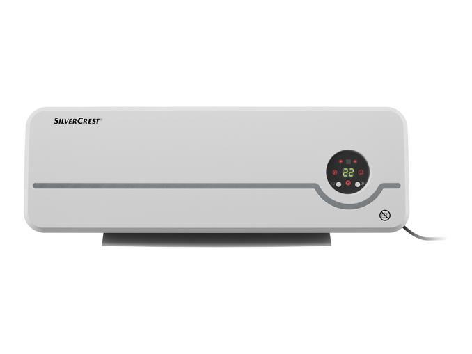 multiPROMOS Silvercrest WallMounted Ceramic Fan Heater