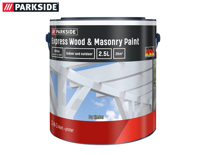 multiPROMOS Parkside 2.5L Express Wood & Masonry Paint