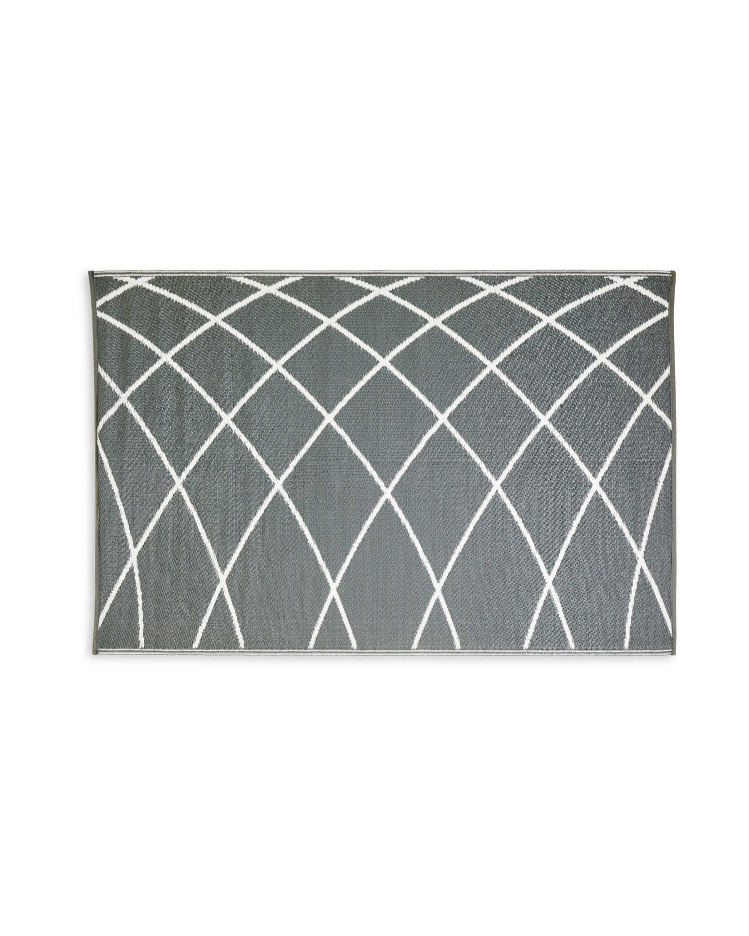 multiPROMOS Spline Black & White Outdoor Rug