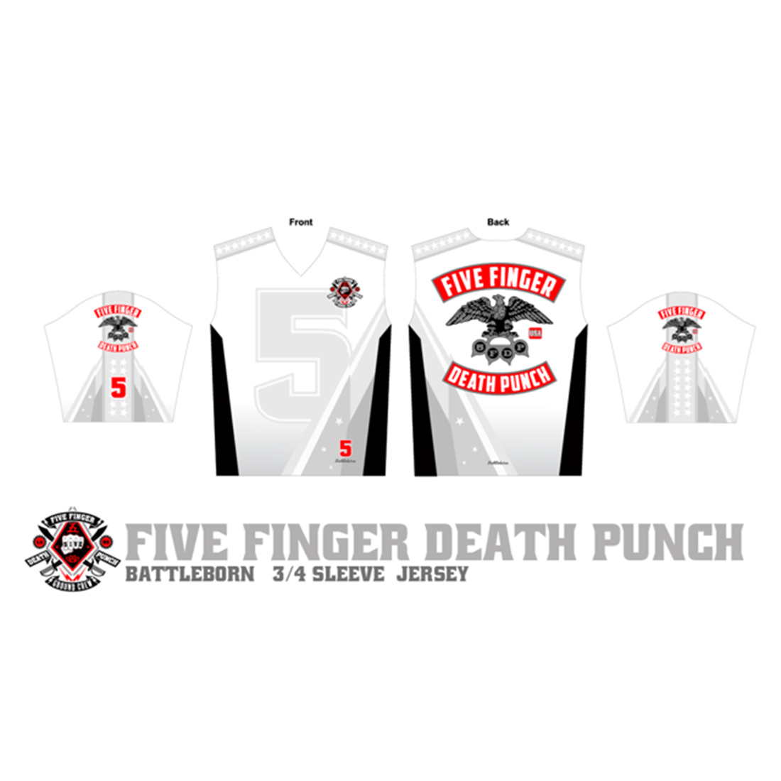 Five Finger Death Punch Battleborn Jersey