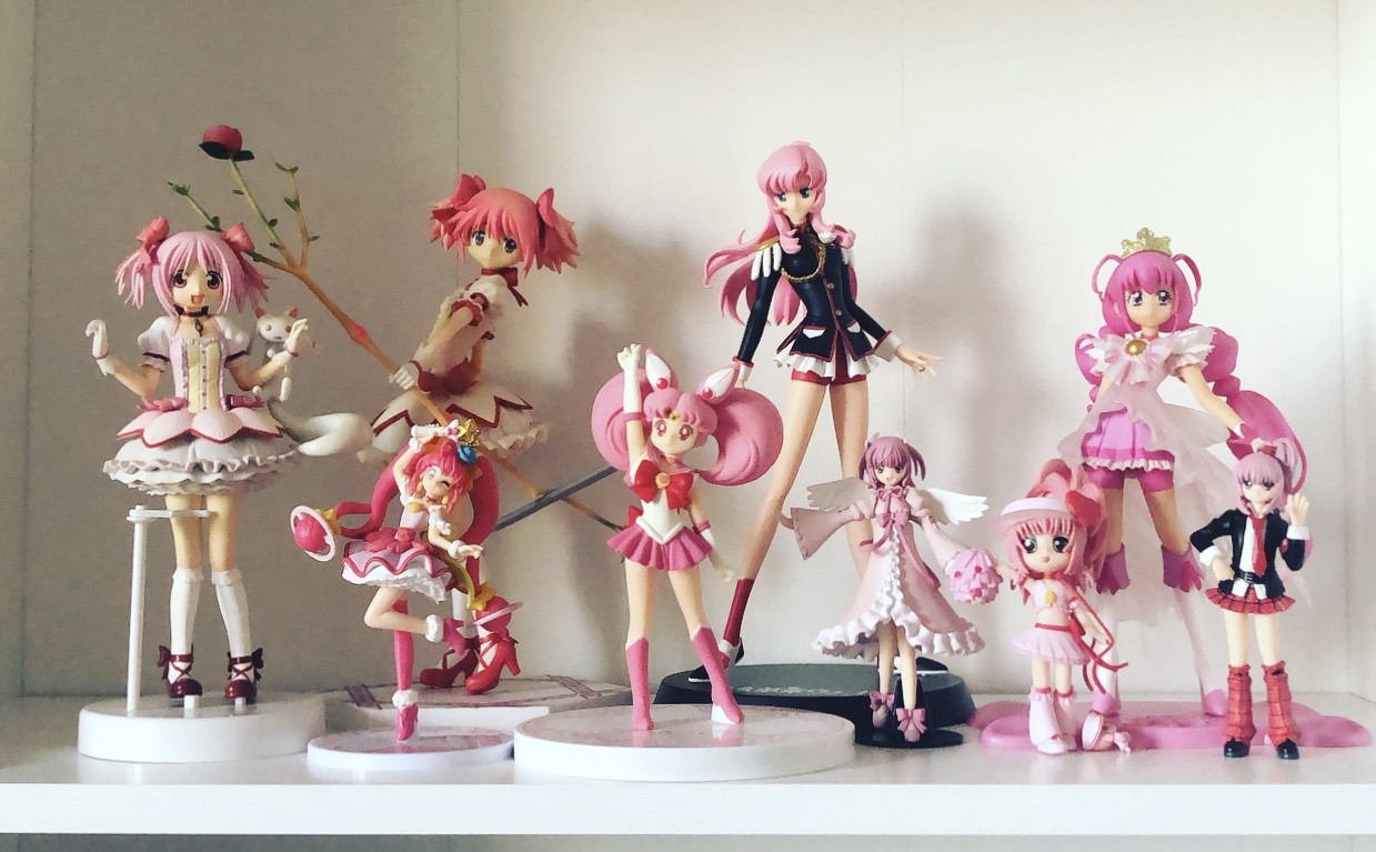 Pink haired magical girls —