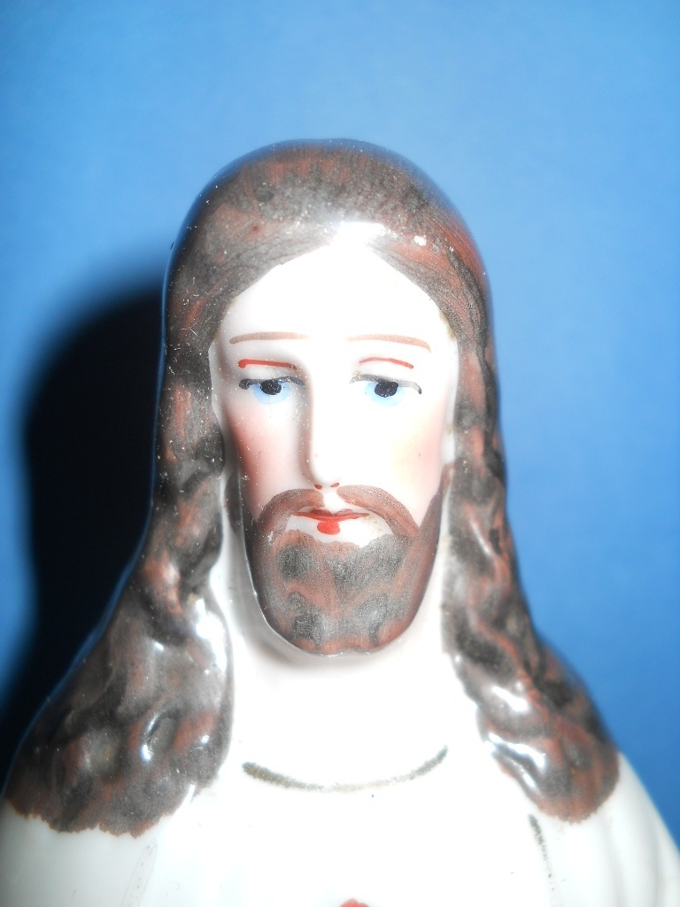 PORCELAIN JESUS FIGURINE w Needfulthings w