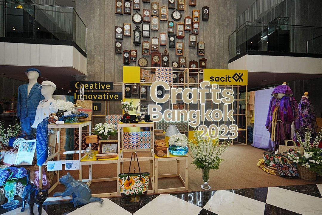 ผู้หญิง Sacit จัดงาน ‘Crafts Bangkok 2023’ ดันงานคราฟท์จากภูมิปัญญา