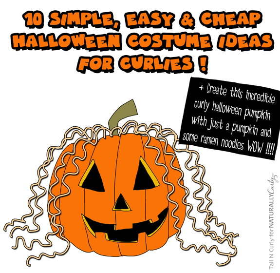 10 LastMinute Halloween Costume Ideas for Curly Hair