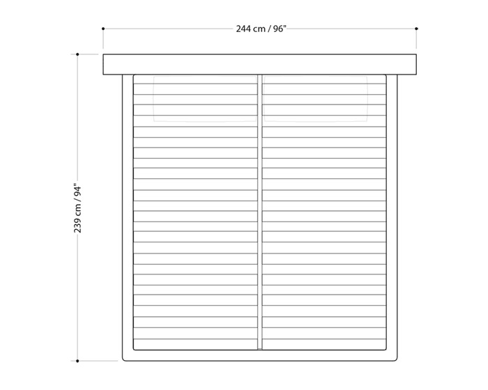 Briq bed white leather Natuzzi Italia Furniture & Furnishing