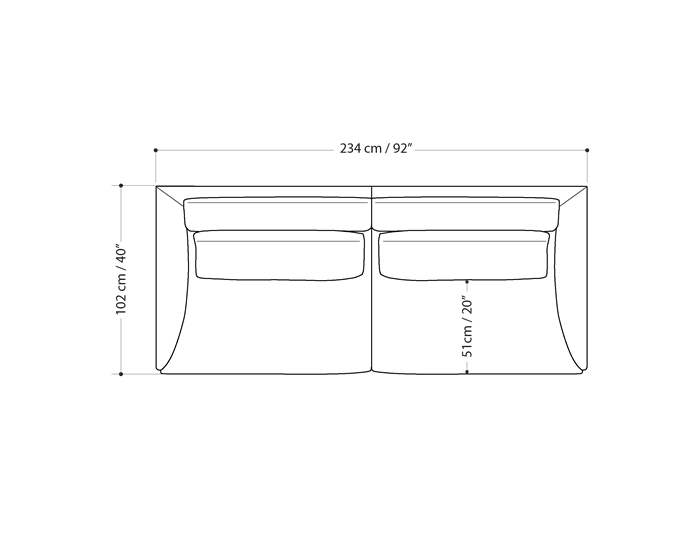 Long Beach Dreisitzer Sofa Undefined Natuzzi Italia Möbel Einrichtung
