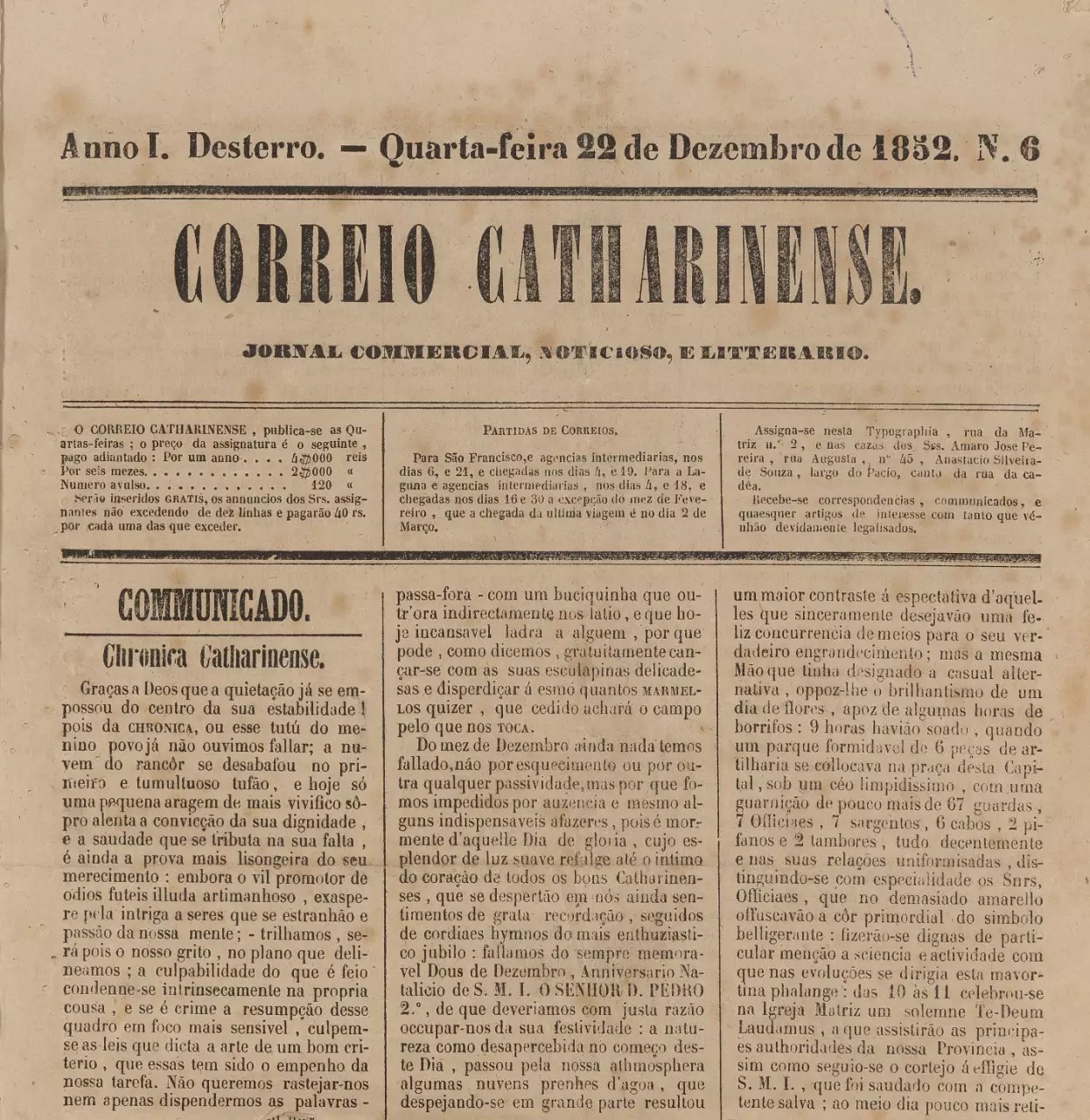 A importância do jornal impresso como registro histórico em Santa Catarina