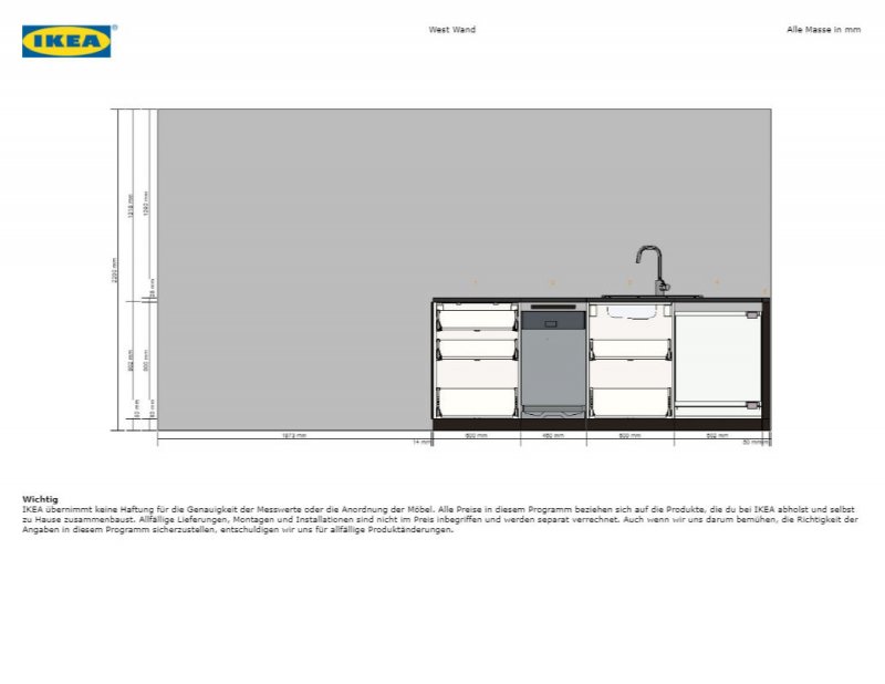 IKEA Küche montieren (nur Unterschränke) 3294 Büren an der Aare