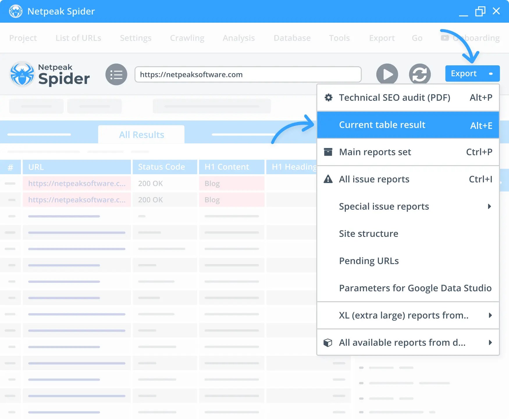 Check how many characters text has with character count tool Netpeak