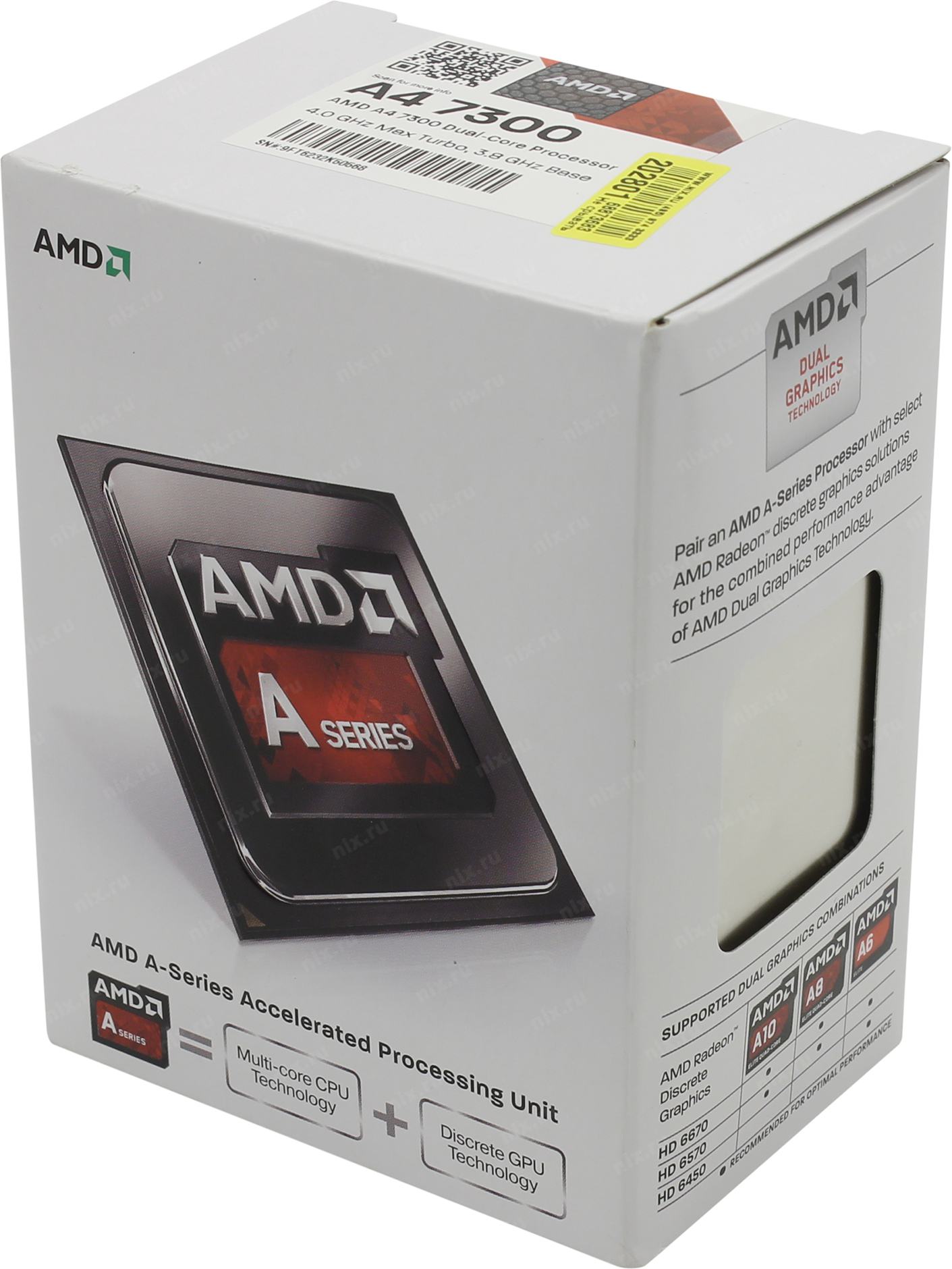 AMD A47300 APU with AMD Radeon HD 8470D — купить, цена и