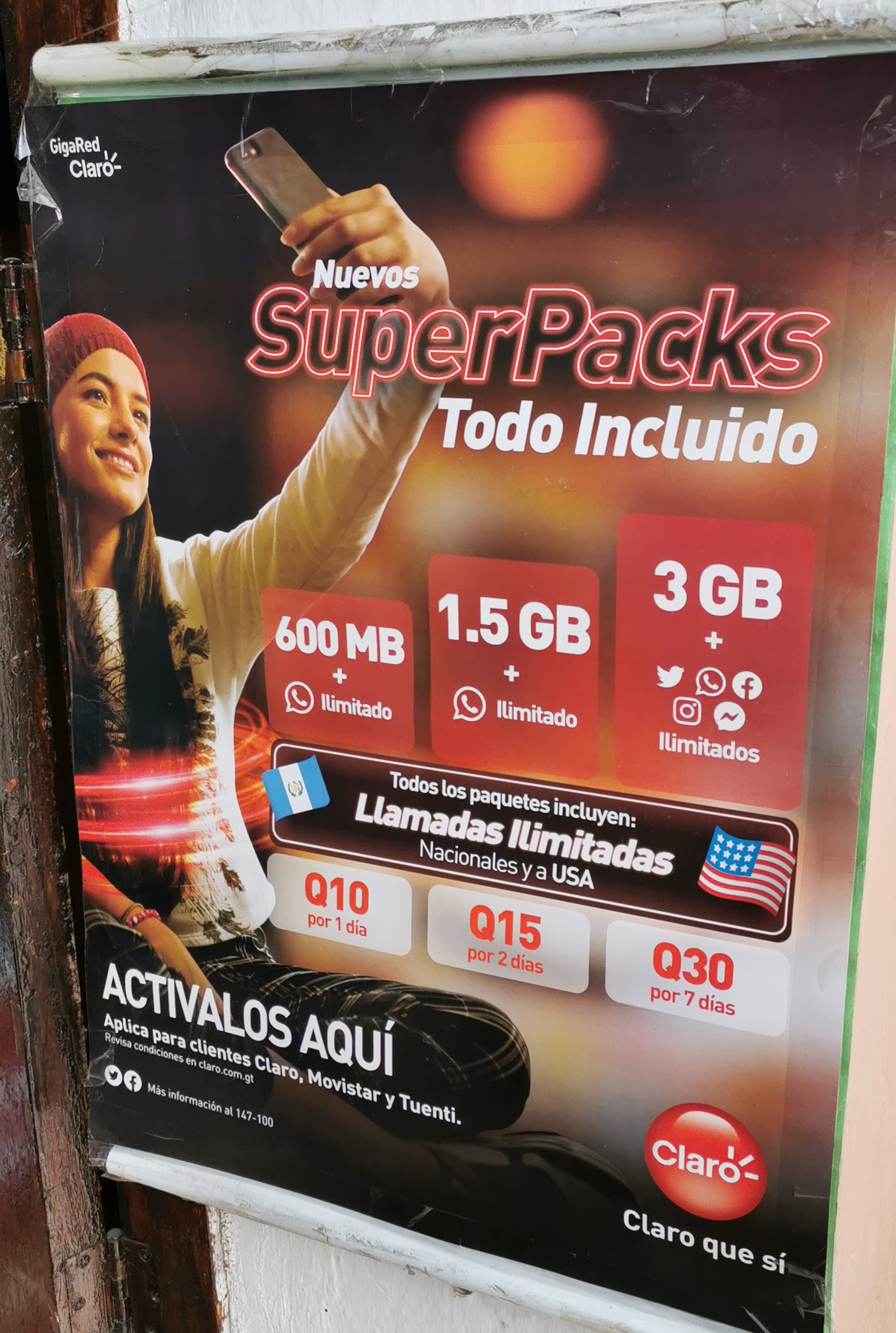 Prepaid 4G SIM card in Guatemala How much does it cost? Where to buy it? What speed? Speedtest
