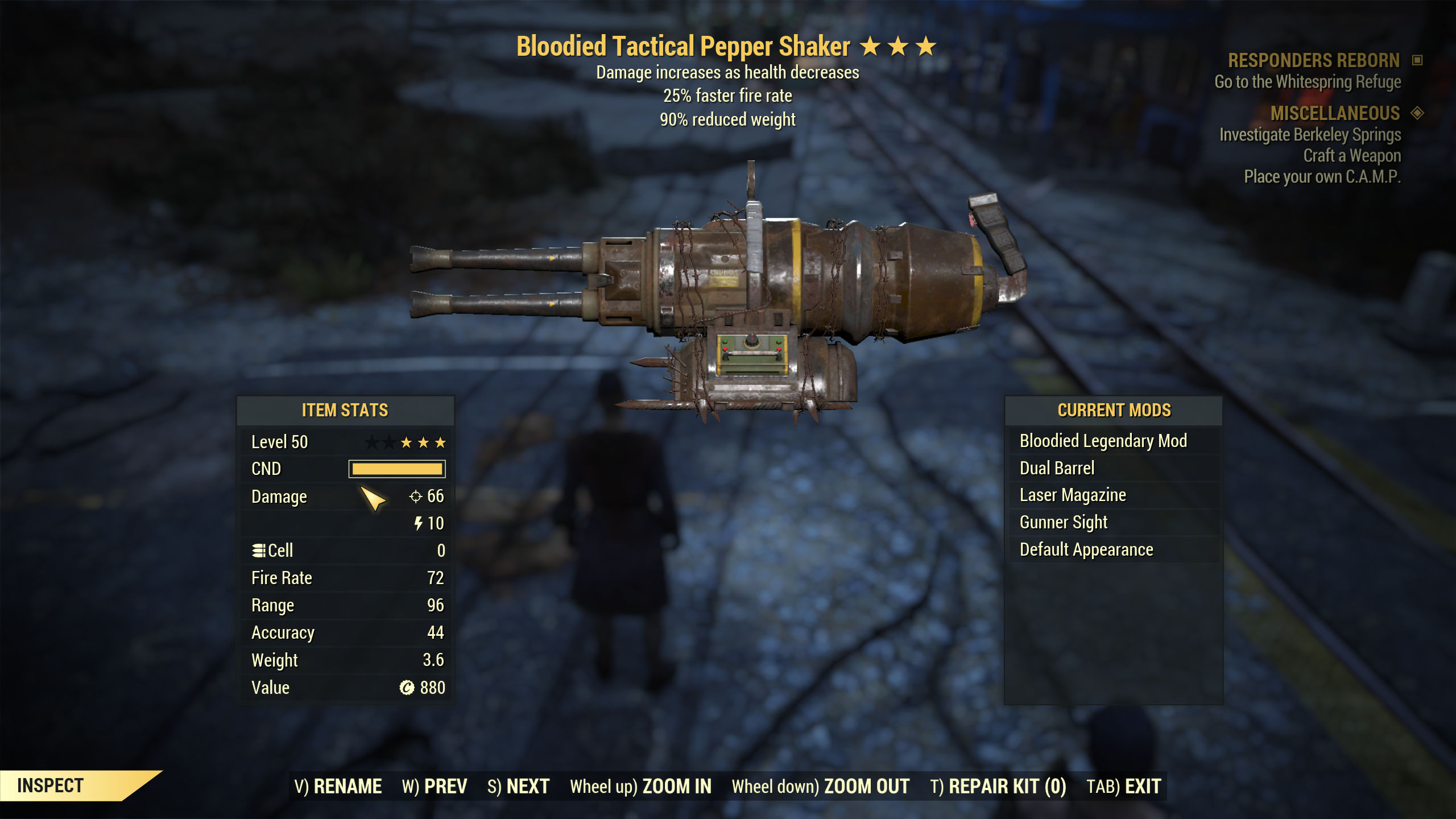 Buy Bloodied Pepper Shaker [25 fa in FALLOUT 76 Items Offer 2411710630