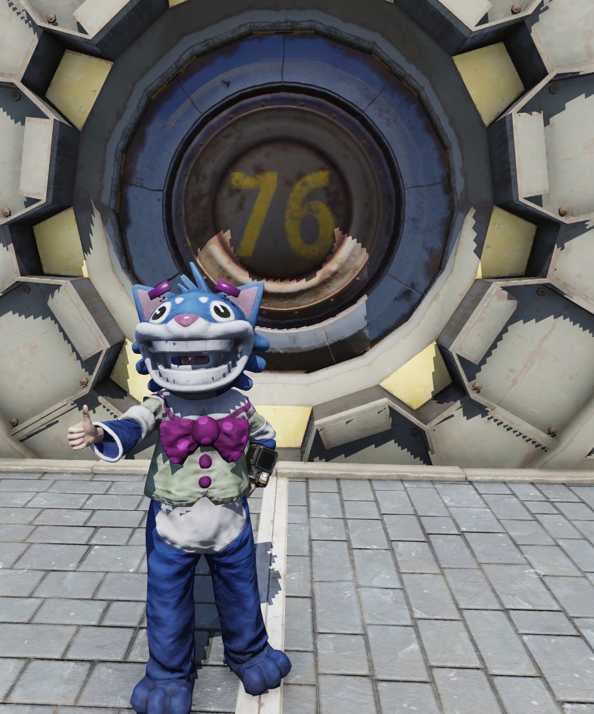 Buy Clean Mr Fuzzy Outfit + Helmet in FALLOUT 76 Items Offer 241713172