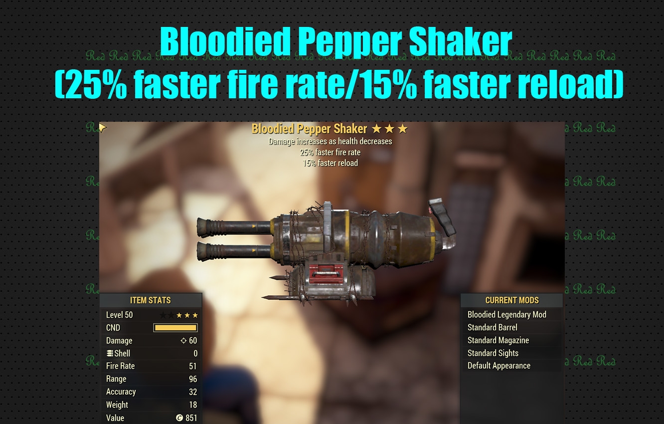 Buy Bloodied Pepper Shaker (25 fa in FALLOUT 76 Items Offer 2325016451