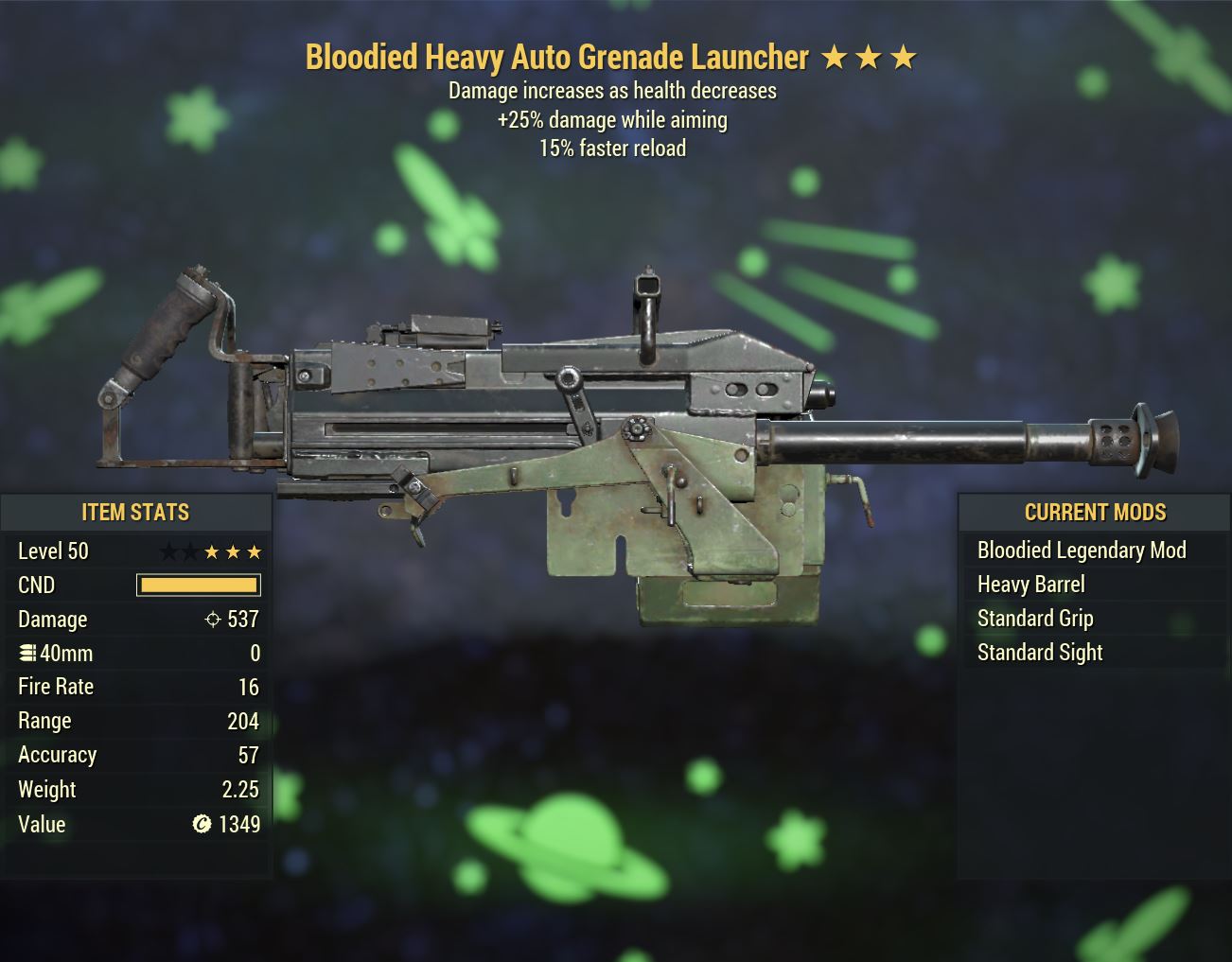 Buy The Auto Grenade Launcher ⭐ in FALLOUT 76 Items Offer 2430089992