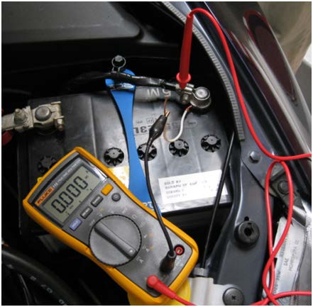 Measurement of “Dark Current” (Parasitic Battery Draw) – Subaru