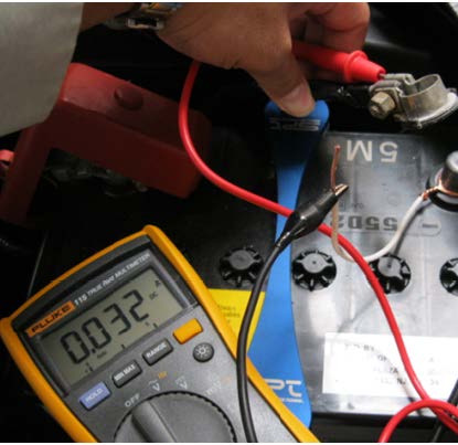Measurement of “Dark Current” (Parasitic Battery Draw) – Subaru