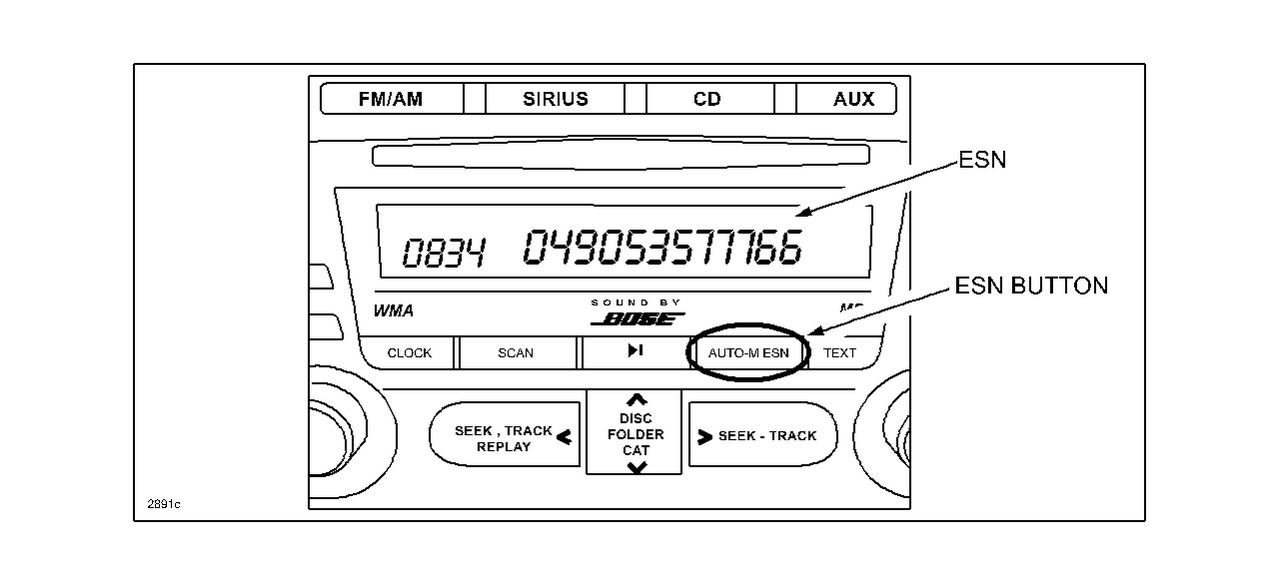 SiriusXM Satellite Radio Registration 20032016 Mazda Mazda OEMDTC