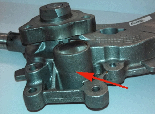 Engine Coolant Leak from the Water Pump 20112014 Chevrolet Cruze