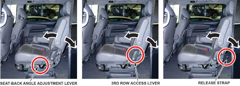 X0R Safety Recall Left (Driver Side) Second Row Seat Recliner Does