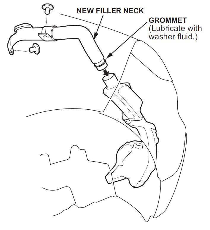 Windshield Washer Reservoir Leaks 20072009 Acura RDX Honda & Acura