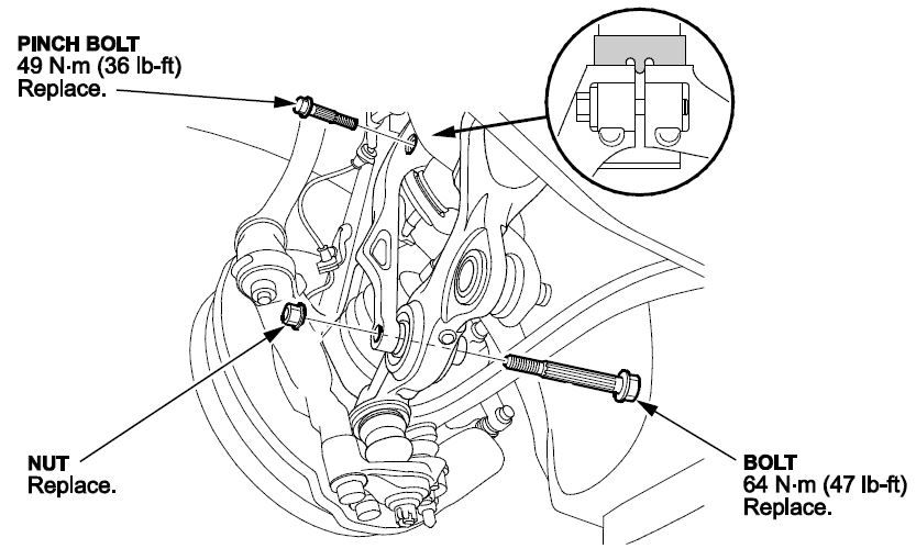 Front Suspension Clunk or Rattle When Driving Over Bumps 2014 Acura