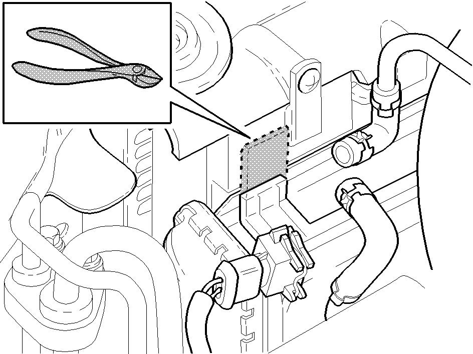 Canister Purge (CP) Valve, Ticking Noise 2000 and Later Volvo S40