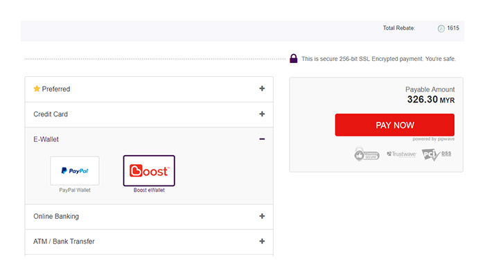 Checkout with Boost eWallet OffGamers Payment Guide