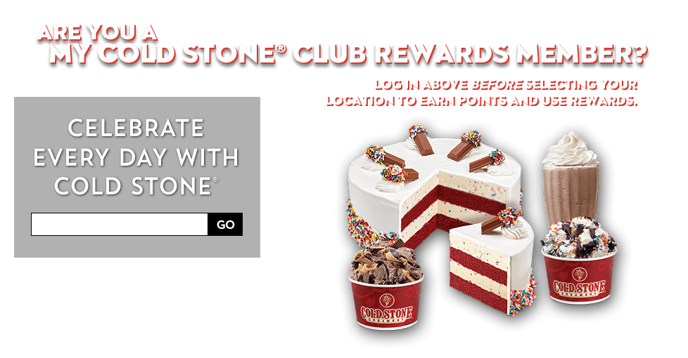Cold Stone Online Ordering