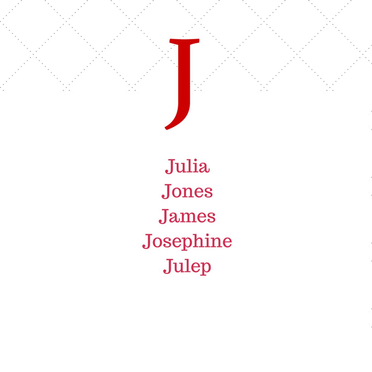 Cool Guy Names That Start With J