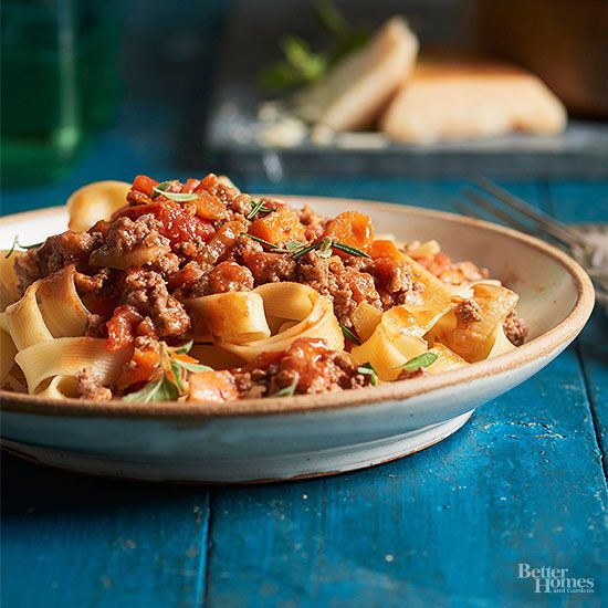 Spaghetti Bolognese Pasta Dinner Better Homes & Gardens