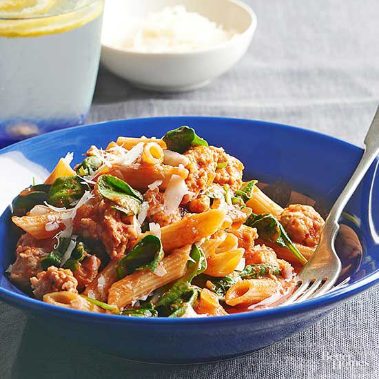 Italian Style Turkey and Penne Toss Better Homes & Gardens